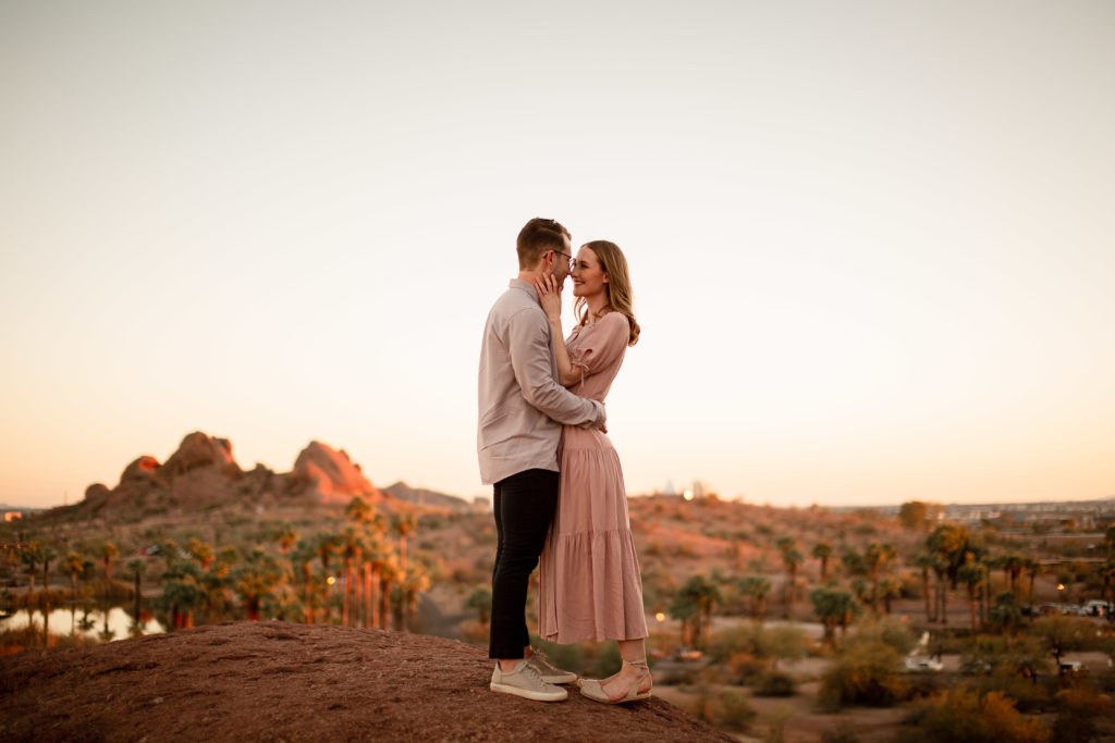 Papago park engagement session