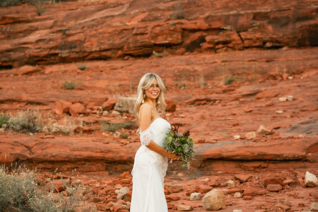best elopement wedding dress - Sedona